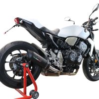Egzoz ile uyumlu Honda Cb 1000 R 2021-2024, Furore Evo4 Nero, Egzoz yasal, onaylı, çıkarılabilir db killer ve bağlantı borulu susturucu 