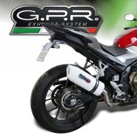 Egzoz ile uyumlu Honda Cb 500 X 2016-2018, Albus Evo4, Egzoz yasal, onaylı, çıkarılabilir db killer ve bağlantı borulu susturucu 