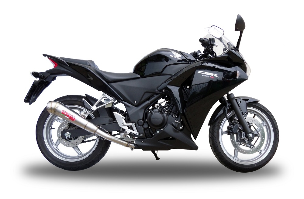 Egzoz ile uyumlu Honda Cbr 250 R 2010-2014, Powercone Evo, Egzoz yasal, onaylı, çıkarılabilir db killer ve bağlantı borulu susturucu 