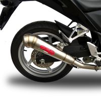 Egzoz ile uyumlu Honda Cbr 250 R 2010-2014, Powercone Evo, Egzoz yasal, onaylı, çıkarılabilir db killer ve bağlantı borulu susturucu 