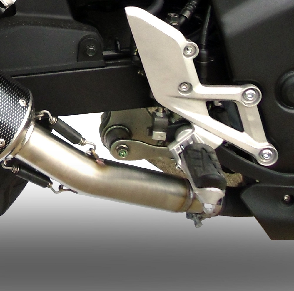 Egzoz ile uyumlu Honda Cbr 250 R 2010-2014, Powercone Evo, Egzoz yasal, onaylı, çıkarılabilir db killer ve bağlantı borulu susturucu 