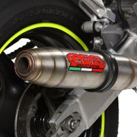 Exhaust compatible with Honda Cbr 600 F - Sport 2001-2007, Deeptone Inox, Homologated legal slip-on exhaust including removable db killer and link pipe 