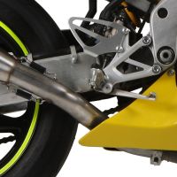 Exhaust compatible with Honda Cbr 600 F - Sport 2001-2007, Trioval, Homologated legal slip-on exhaust including removable db killer and link pipe 