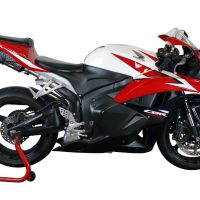 Egzoz ile uyumlu Honda Cbr 600 Rr 2005-2006, Tiburon Poppy, Egzoz yasal, onaylı, çıkarılabilir db killer ve bağlantı borulu susturucu 