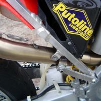 Egzoz ile uyumlu Honda Crf 450 R-RX 2005-2005, Furore Nero, Onaylanmış ve yasal, çıkarılabilir db öldürücü dahil tam sistem egzozu 