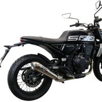Egzoz ile uyumlu Brixton CroSsfire 500 X 2022-2023, Powercone Evo, Egzoz yasal, onaylı, çıkarılabilir db killer ve bağlantı borulu susturucu 
