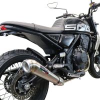 Egzoz ile uyumlu Brixton CroSsfire 500 X 2022-2023, Powercone Evo, Egzoz yasal, onaylı, çıkarılabilir db killer ve bağlantı borulu susturucu 