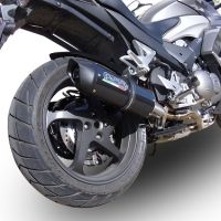 Egzoz ile uyumlu Honda Vfr 800 X Crossrunner 800 2011-2014, Furore Nero, Egzoz yasal, onaylı, çıkarılabilir db killer ve bağlantı borulu susturucu 