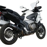 Egzoz ile uyumlu Honda VFR1200X Crosstourer 2011-2016, Furore Nero, Egzoz yasal, onaylı, çıkarılabilir db killer ve bağlantı borulu susturucu 