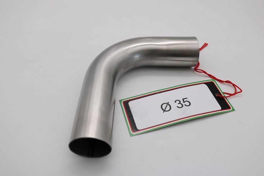 Egzoz ile uyumlu Cafè Racer Cafè Racer 1980-2021, Curva inox - Inox Curve Diam 35,  