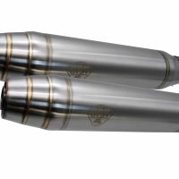 Egzoz ile uyumlu Bmw R 1100 Gs -R-RT 1994-1998, Deeptone Inox Cafè Racer, Çift homologe susturucu Bağlantı borusu olmayan susturucular 