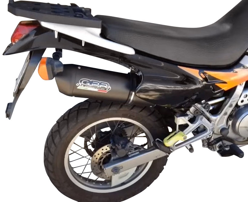 Egzoz ile uyumlu Honda Dominator Nx 650 1988-2001, Furore Nero, Homologe sistem Susturucu artı yarı tam kollektör 