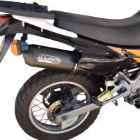Egzoz ile uyumlu Honda Dominator Nx 650 1988-2001, Furore Nero, Homologe sistem Susturucu artı yarı tam kollektör 