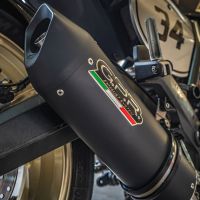 Egzoz ile uyumlu Ducati Scrambler 800 2015-2016, Furore Nero, Egzoz yasal, onaylı, çıkarılabilir db killer ve bağlantı borulu susturucu 