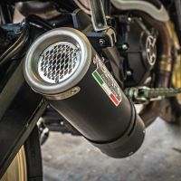 Egzoz ile uyumlu Ducati Scrambler 800 2015-2016, M3 Black Titanium, Egzoz yasal, onaylı, çıkarılabilir db killer ve bağlantı borulu susturucu 
