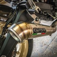 Egzoz ile uyumlu Ducati Scrambler 800 2015-2016, Powercone Evo, Egzoz yasal, onaylı, çıkarılabilir db killer ve bağlantı borulu susturucu 