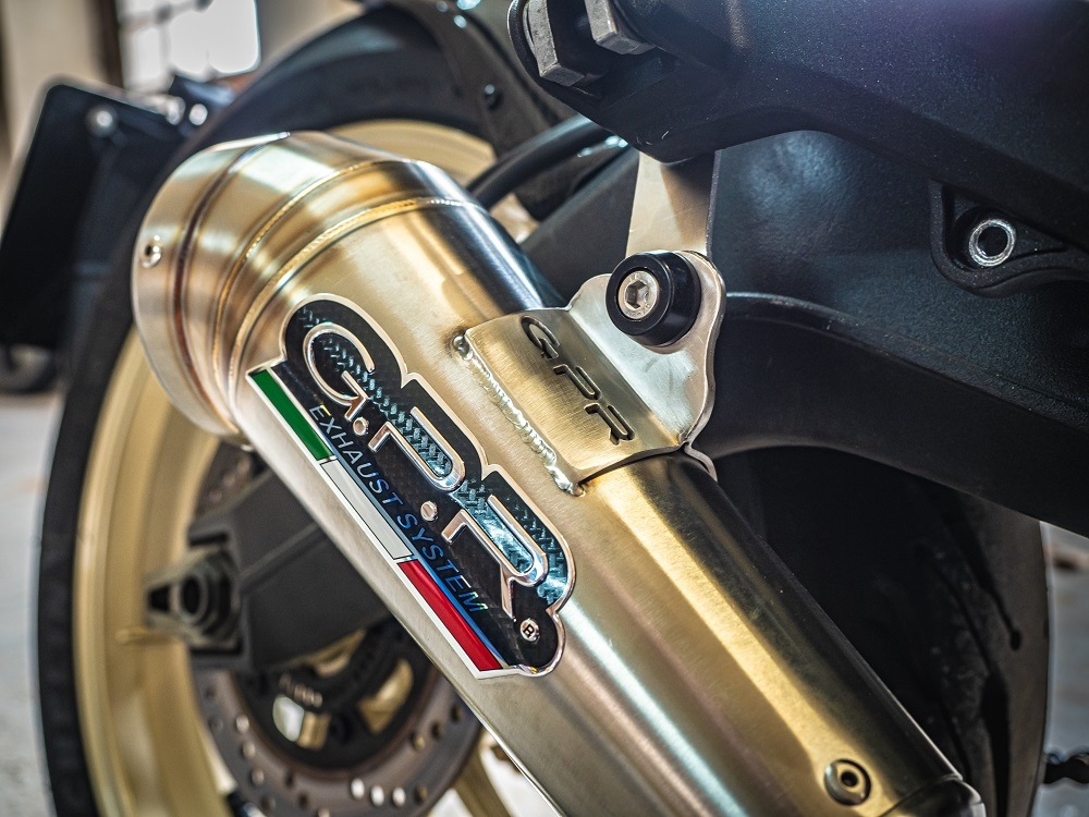Egzoz ile uyumlu Ducati Scrambler 800 2015-2016, Powercone Evo, Egzoz yasal, onaylı, çıkarılabilir db killer ve bağlantı borulu susturucu 