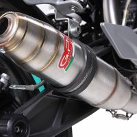 Egzoz ile uyumlu Ktm Duke 200 2012-2020, Deeptone Inox, Egzoz yasal, onaylı, çıkarılabilir db killer ve bağlantı borulu susturucu 