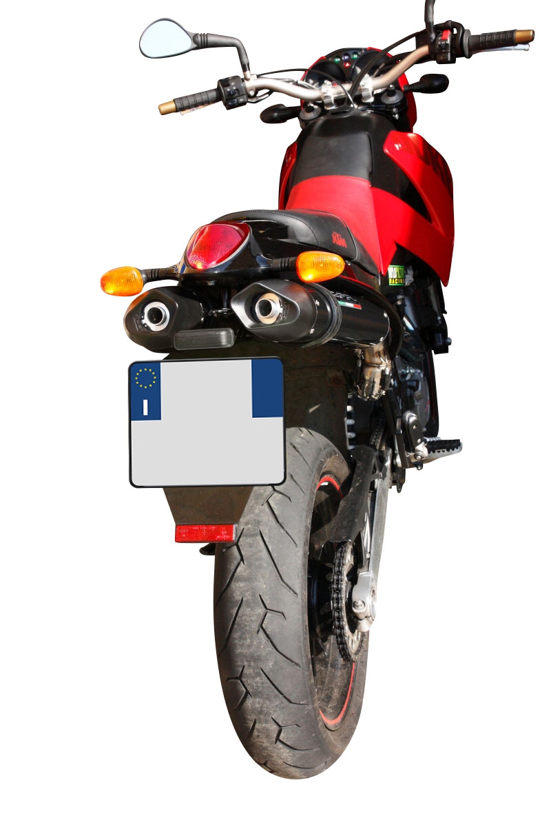 Egzoz ile uyumlu Ktm Duke II 2000-2006, Furore Nero, Homologe sistem Double Susturucu ve özel bağlantı borusu 