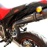 Egzoz ile uyumlu Ktm Duke II 2000-2006, Furore Nero, Homologe sistem Double Susturucu ve özel bağlantı borusu 