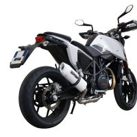 Egzoz ile uyumlu Ktm Duke 690 2012-2016, Albus Evo4, Egzoz yasal, onaylı, çıkarılabilir db killer ve bağlantı borulu susturucu 