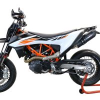 Egzoz ile uyumlu Ktm Enduro 690 R 2019-2020, Furore Evo4 Nero, Onaylı egzoz, bağlantı borusu ve çıkarılabilir db öldürücü dahil Avrupa DIŞI pazarlar için yasal 