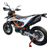 Egzoz ile uyumlu Ktm Enduro 690 R 2019-2020, Furore Evo4 Nero, Onaylı egzoz, bağlantı borusu ve çıkarılabilir db öldürücü dahil Avrupa DIŞI pazarlar için yasal 