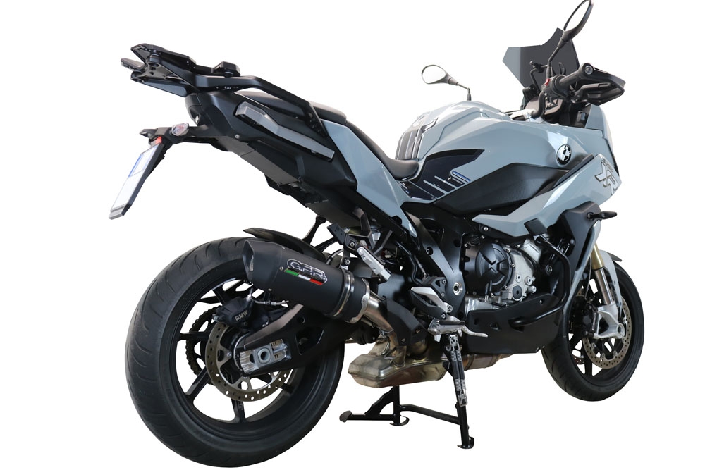 Egzoz ile uyumlu Bmw S 1000 XR -M 2020-2025, Furore Evo4 Nero, Egzoz yasal, onaylı, çıkarılabilir db killer ve bağlantı borulu susturucu 