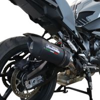 Egzoz ile uyumlu Bmw S 1000 XR -M 2020-2025, Furore Evo4 Nero, Egzoz yasal, onaylı, çıkarılabilir db killer ve bağlantı borulu susturucu 