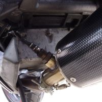 Egzoz ile uyumlu Kawasaki Er 6 N - F 2006-2011, Albus Ceramic, Egzoz yasal, onaylı, çıkarılabilir db killer ve bağlantı borulu susturucu 