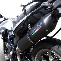 Egzoz ile uyumlu Bmw F 700 Gs 2016-2018, Furore Evo4 Nero, Egzoz yasal, onaylı, çıkarılabilir db killer ve bağlantı borulu susturucu 