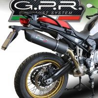 Egzoz ile uyumlu Bmw F 750 Gs 2018-2020, Furore Evo4 Nero, Egzoz yasal, onaylı, çıkarılabilir db killer ve bağlantı borulu susturucu 