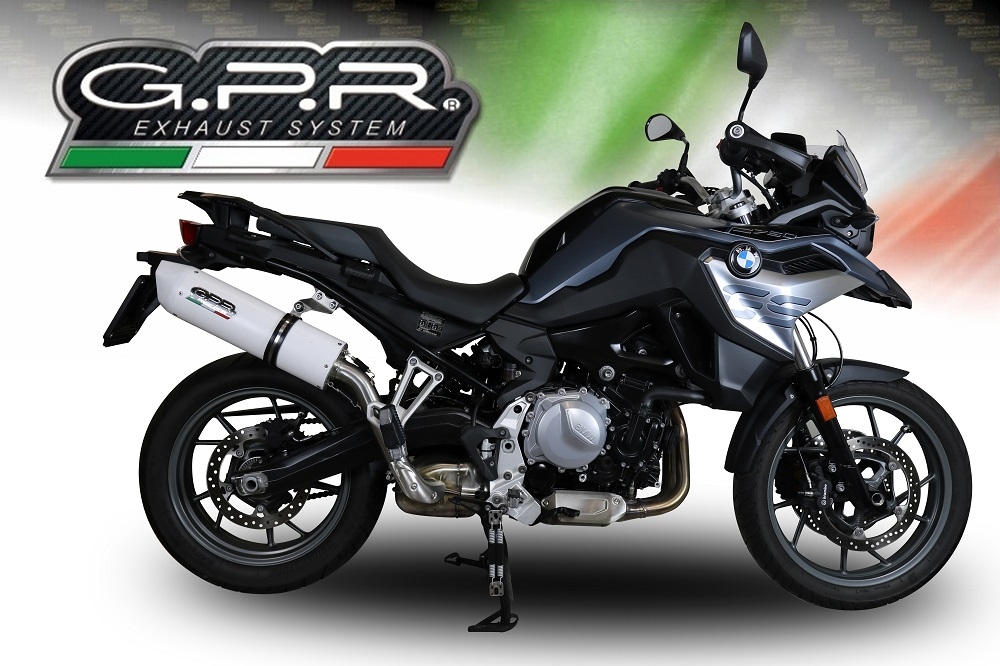 Egzoz ile uyumlu Bmw F 750 Gs 2021-2024, Albus Evo4, Egzoz yasal, onaylı, çıkarılabilir db killer ve bağlantı borulu susturucu 