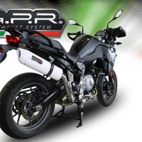 Egzoz ile uyumlu Bmw F 750 Gs 2021-2024, Albus Evo4, Egzoz yasal, onaylı, çıkarılabilir db killer ve bağlantı borulu susturucu 