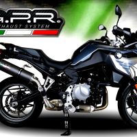 Egzoz ile uyumlu Bmw F 750 Gs 2018-2020, Furore Evo4 Nero, Egzoz yasal, onaylı, çıkarılabilir db killer ve bağlantı borulu susturucu 