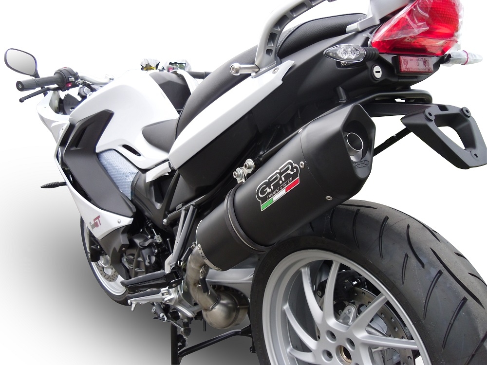 Egzoz ile uyumlu Bmw F 800 Gt 2012-2016, Furore Nero, Egzoz yasal, onaylı, çıkarılabilir db killer ve bağlantı borulu susturucu 