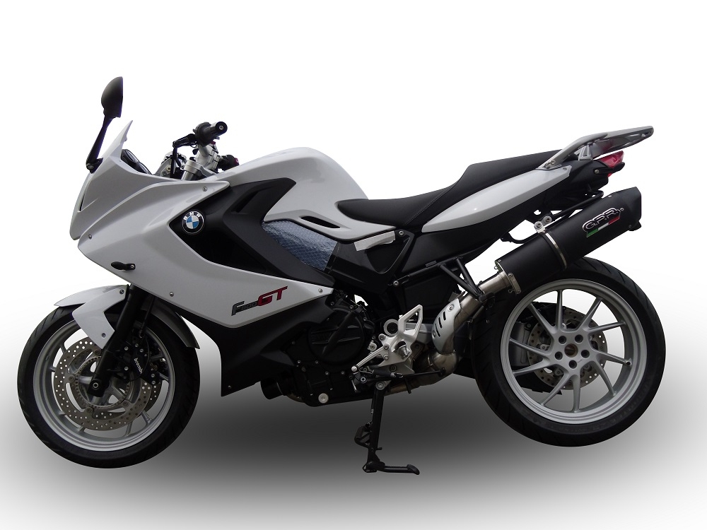Egzoz ile uyumlu Bmw F 800 Gt 2012-2016, Furore Nero, Egzoz yasal, onaylı, çıkarılabilir db killer ve bağlantı borulu susturucu 