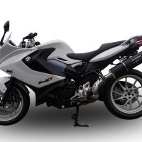 Egzoz ile uyumlu Bmw F 800 Gt 2012-2016, Furore Nero, Egzoz yasal, onaylı, çıkarılabilir db killer ve bağlantı borulu susturucu 