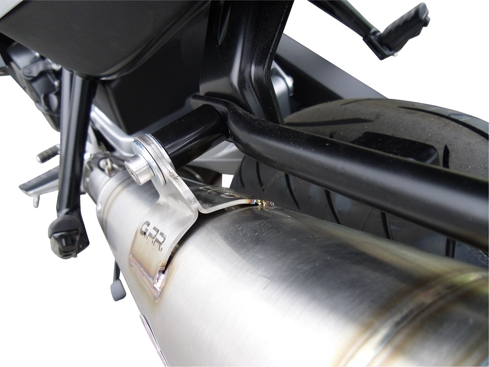Egzoz ile uyumlu Bmw F 800 Gt 2012-2016, Powercone Evo, Egzoz yasal, onaylı, çıkarılabilir db killer ve bağlantı borulu susturucu 
