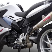 Egzoz ile uyumlu Bmw F 800 Gt 2012-2016, Powercone Evo, Egzoz yasal, onaylı, çıkarılabilir db killer ve bağlantı borulu susturucu 