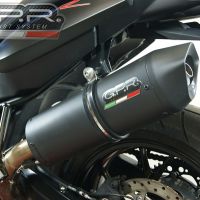 Egzoz ile uyumlu Bmw F 800 R 2015-2016, Furore Nero, Egzoz yasal, onaylı, çıkarılabilir db killer ve bağlantı borulu susturucu 