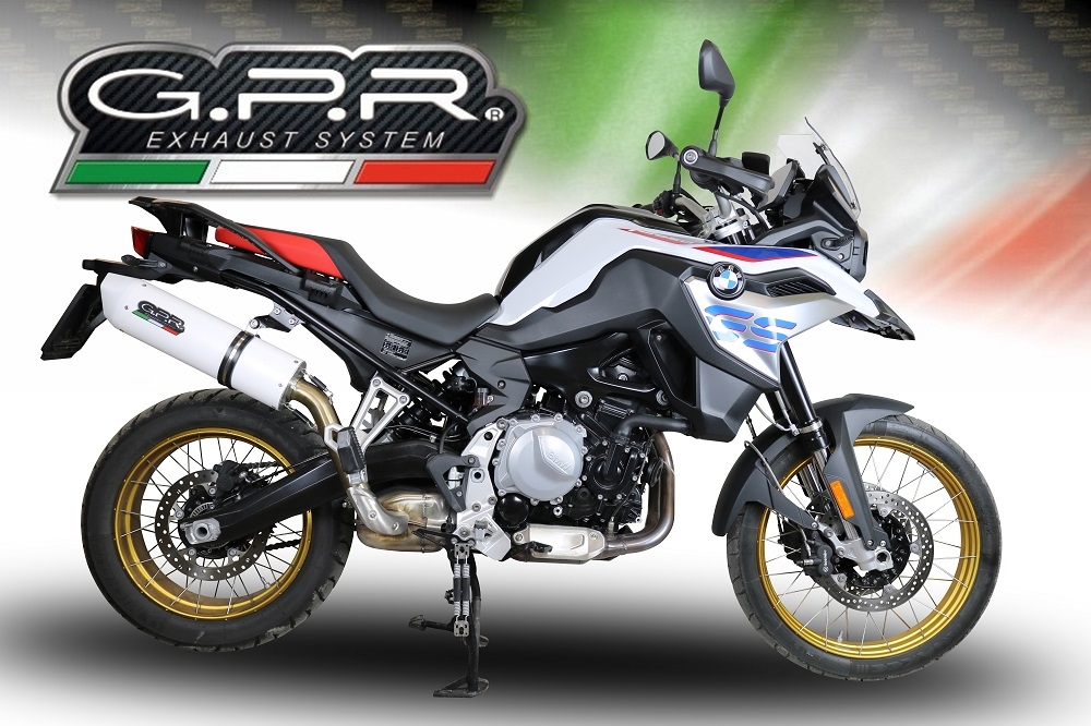 Egzoz ile uyumlu Bmw F 800 Gs 2024-2025, Albus Evo4, Egzoz yasal, onaylı, çıkarılabilir db killer ve bağlantı borulu susturucu 