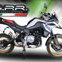 Egzoz ile uyumlu Bmw F 800 Gs 2024-2025, Albus Evo4, Egzoz yasal, onaylı, çıkarılabilir db killer ve bağlantı borulu susturucu 