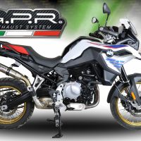 Egzoz ile uyumlu Bmw F 850 Gs -Adventure 2018-2020, Deeptone Inox, Egzoz yasal, onaylı, çıkarılabilir db killer ve bağlantı borulu susturucu 