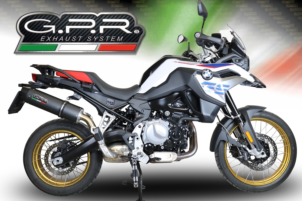 Egzoz ile uyumlu Bmw F 800 Gs 2024-2025, Furore Evo4 Nero, Egzoz yasal, onaylı, çıkarılabilir db killer ve bağlantı borulu susturucu 