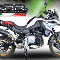 Egzoz ile uyumlu Bmw F 800 Gs 2024-2025, Furore Evo4 Nero, Egzoz yasal, onaylı, çıkarılabilir db killer ve bağlantı borulu susturucu 