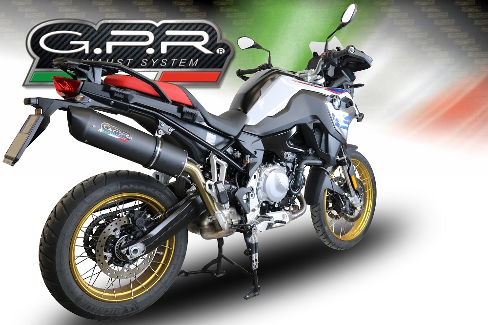 Egzoz ile uyumlu Bmw F 800 Gs 2024-2025, Furore Evo4 Nero, Egzoz yasal, onaylı, çıkarılabilir db killer ve bağlantı borulu susturucu 