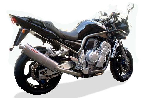 Egzoz ile uyumlu Yamaha Fzs 1000 Fazer 2001-2005, Albus Ceramic, Egzoz yasal, onaylı, çıkarılabilir db killer ve bağlantı borulu susturucu 