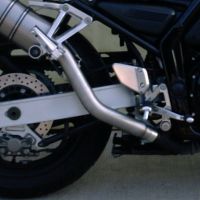 Egzoz ile uyumlu Yamaha Fzs 600 Fazer 1998-2003, Furore Nero, Egzoz yasal, onaylı, çıkarılabilir db killer ve bağlantı borulu susturucu 