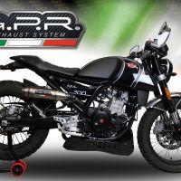 Egzoz ile uyumlu F.B. Mondial Hps 300 2018-2021, Deeptone Inox, Egzoz yasal, onaylı, çıkarılabilir db killer ve bağlantı borulu susturucu 